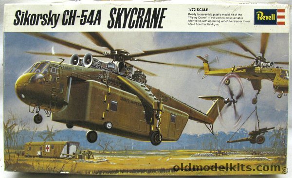 Revell 1/72 Sikorsky CH-54A Skycrane, H258 plastic model kit
